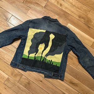 Hand Painted Artisanal Jean Jacket